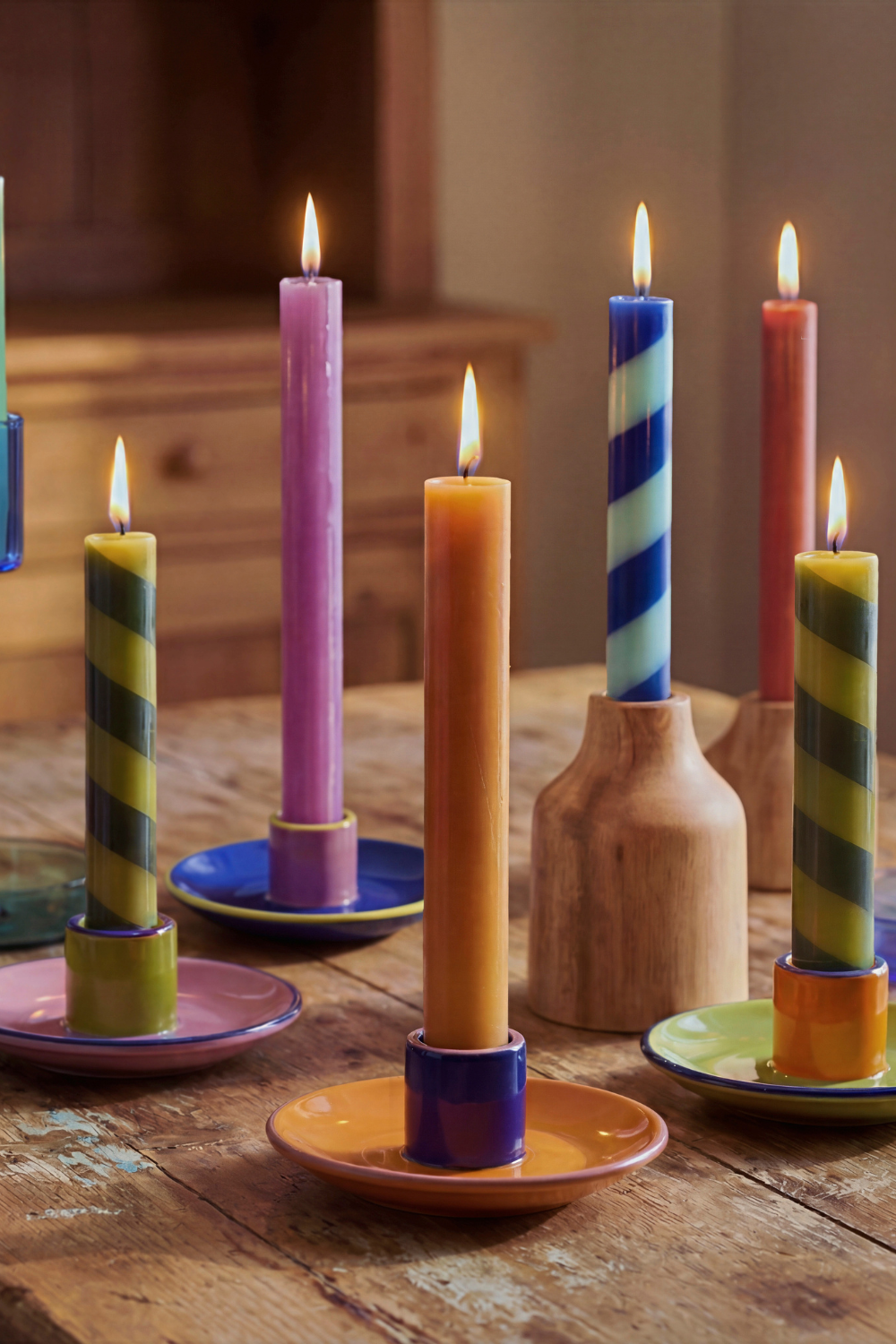 Candleholder Colouri - Orange