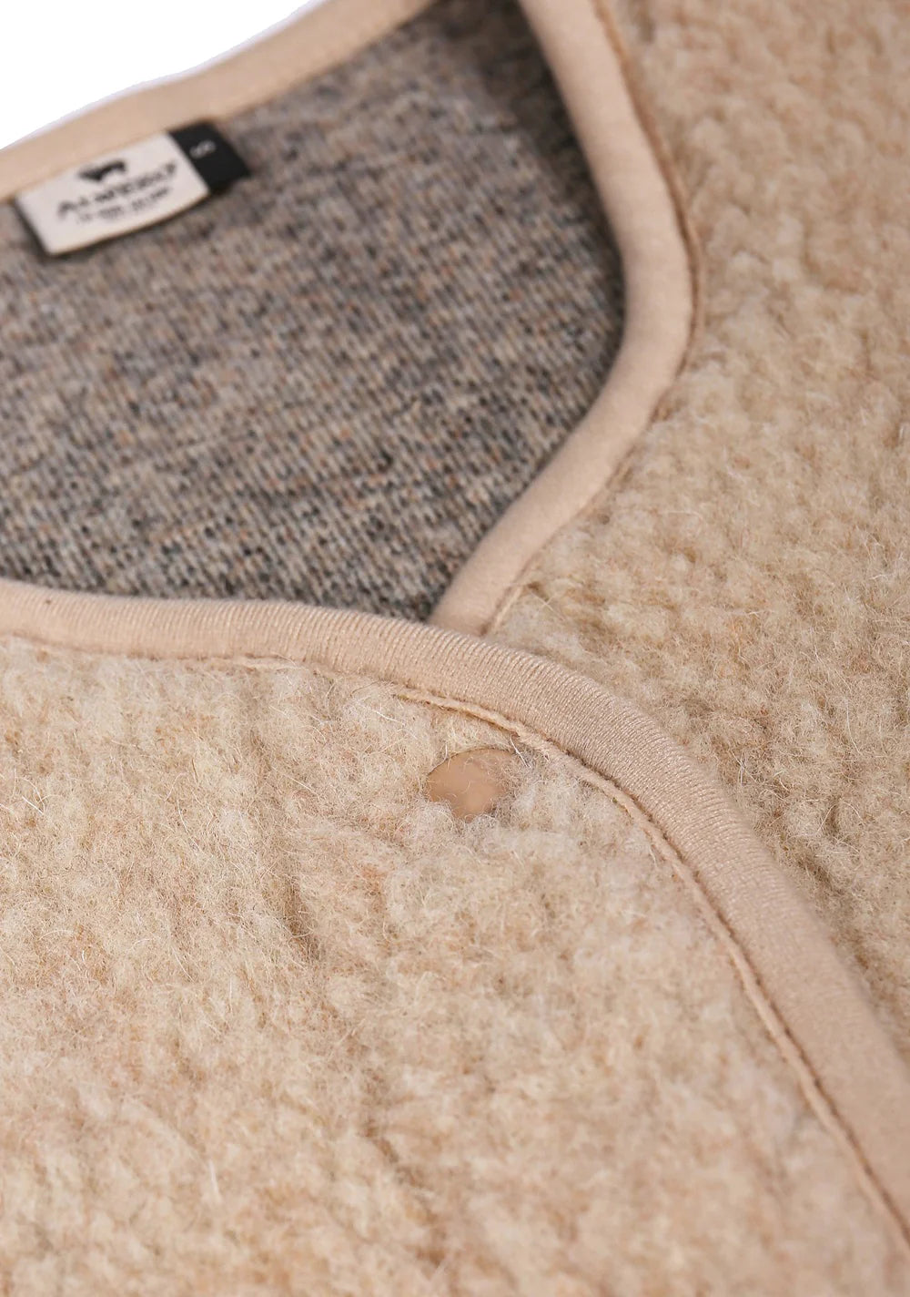 Tyb Light Wool Bodywarmer - Beige