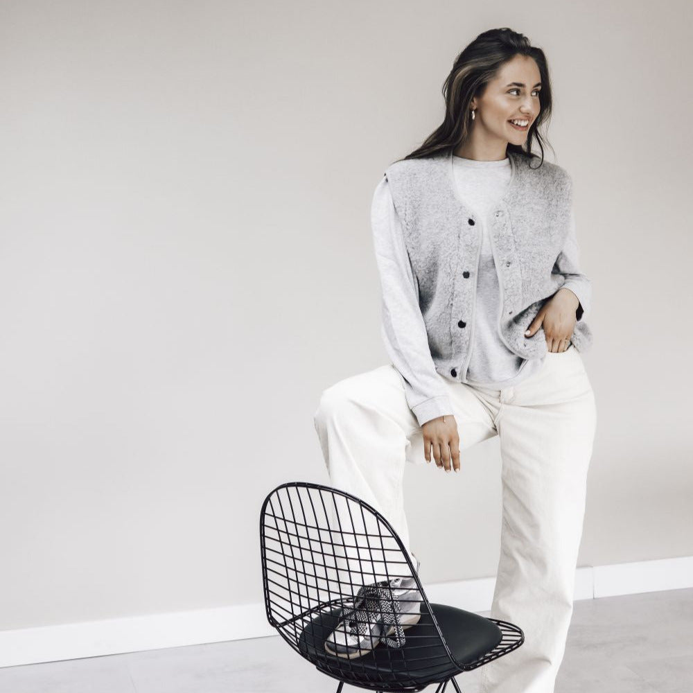 Tyb Light Wool Bodywarmer - Grey