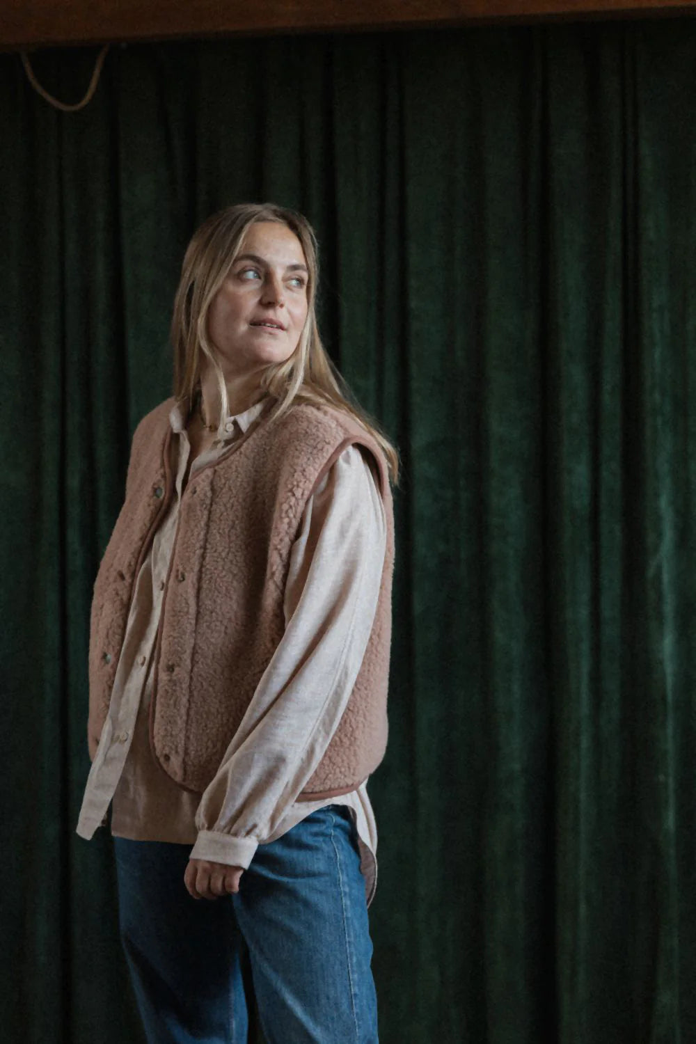 Tyb Light Wool Bodywarmer - Rugby Tan