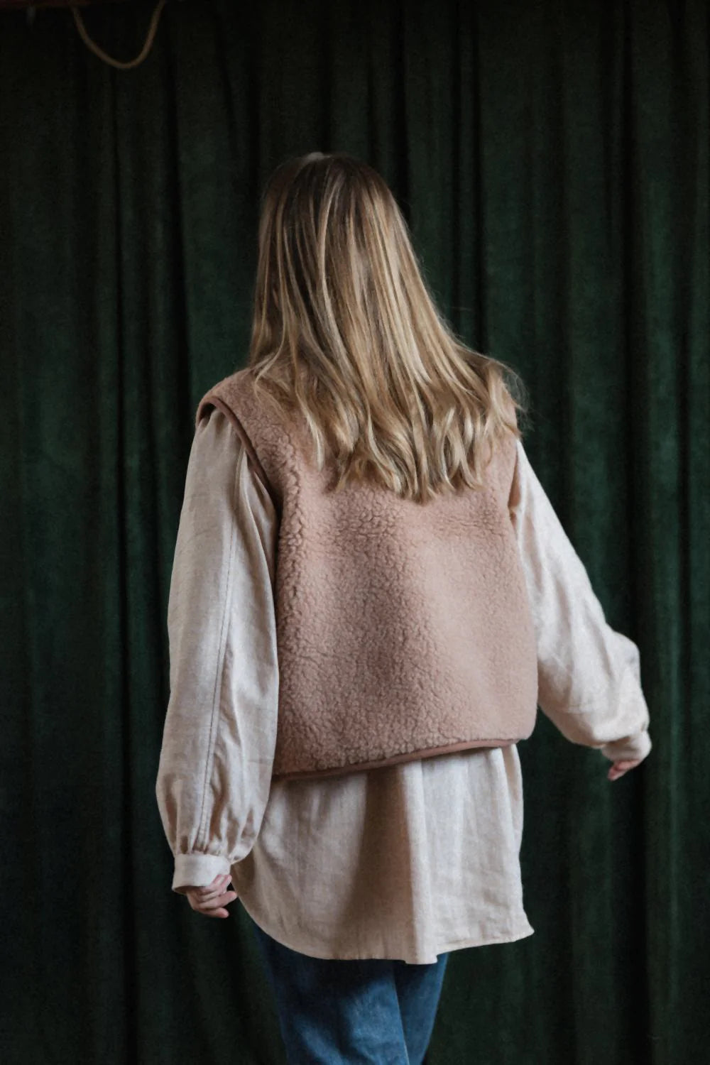 Tyb Light Wool Bodywarmer - Rugby Tan