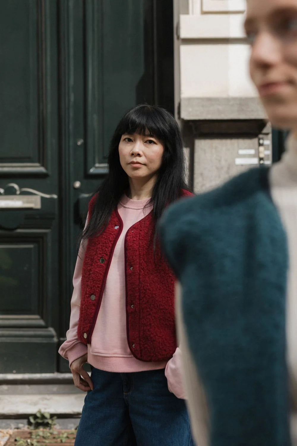 Tyb Light Wool Bodywarmer - Beet Light