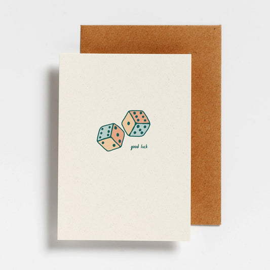 Postcard - Good Luck Dice