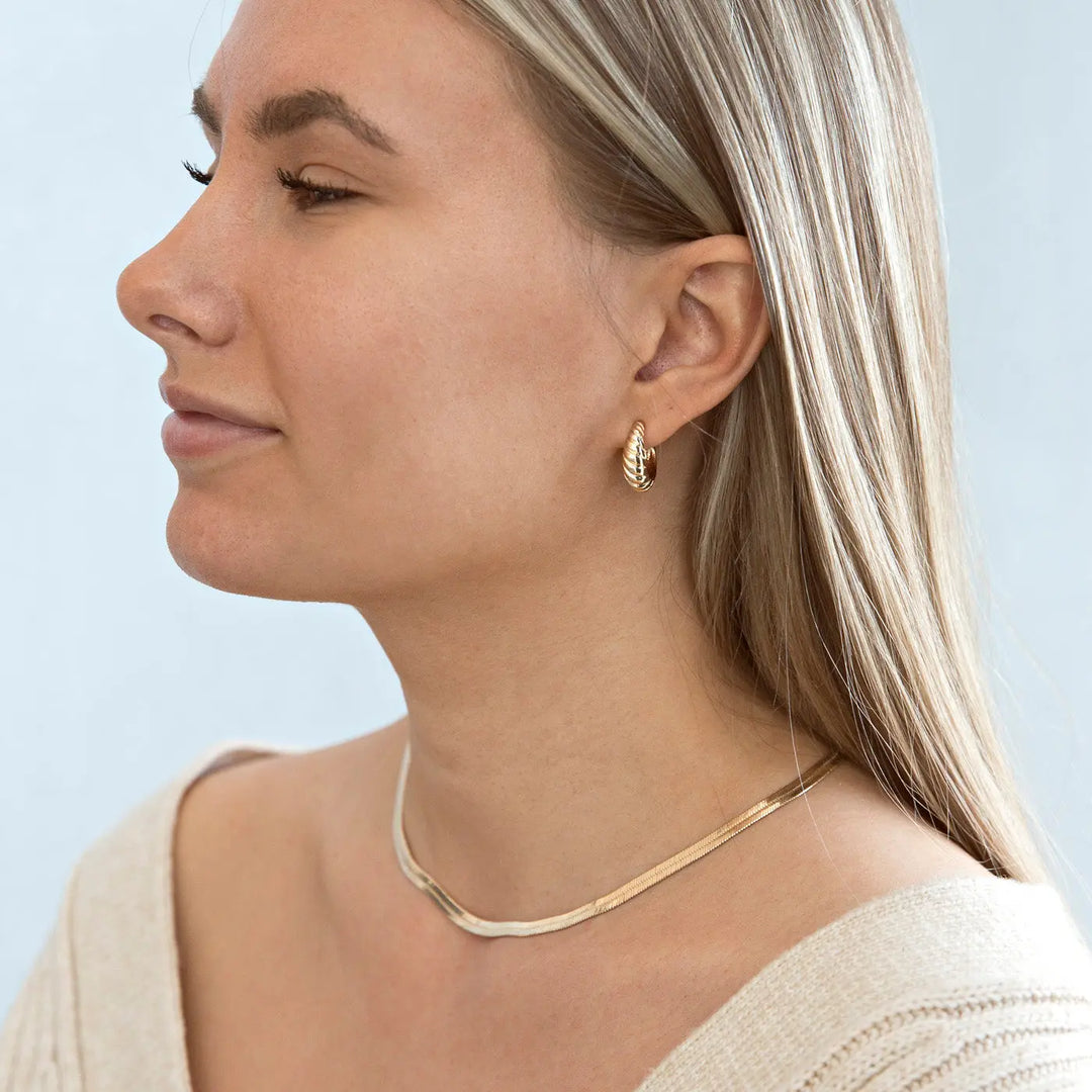 Ivy Snake Chain Necklace - Gold