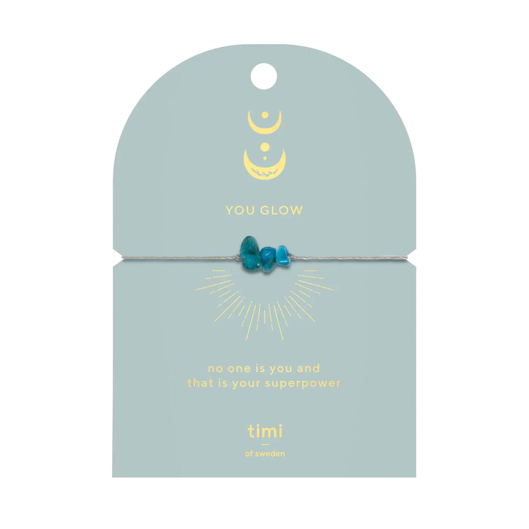 Chip Bracelet - Blue Apatite