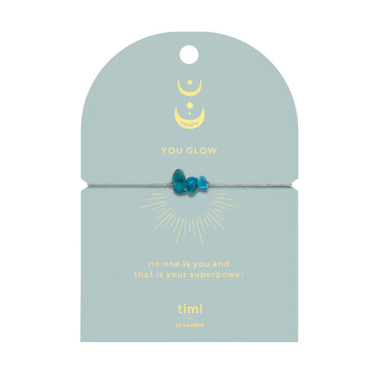 Chip Bracelet - Blue Apatite