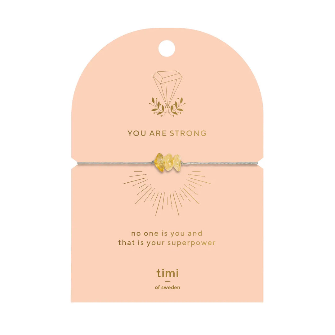 Chip Bracelet - Citrine