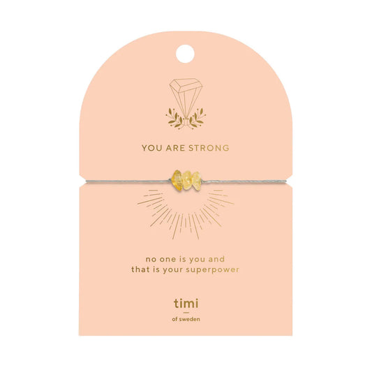 Chip Bracelet - Citrine