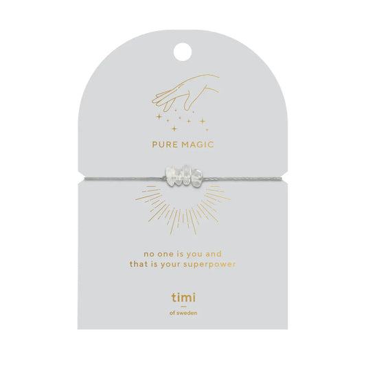 Chip Bracelet - Clear Quartz