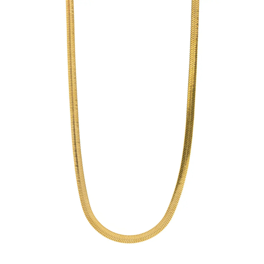 Ivy Snake Chain Necklace - Gold