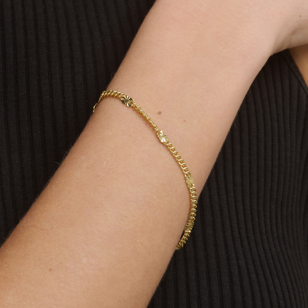 Sunday Vintage Chain Bracelet - Gold