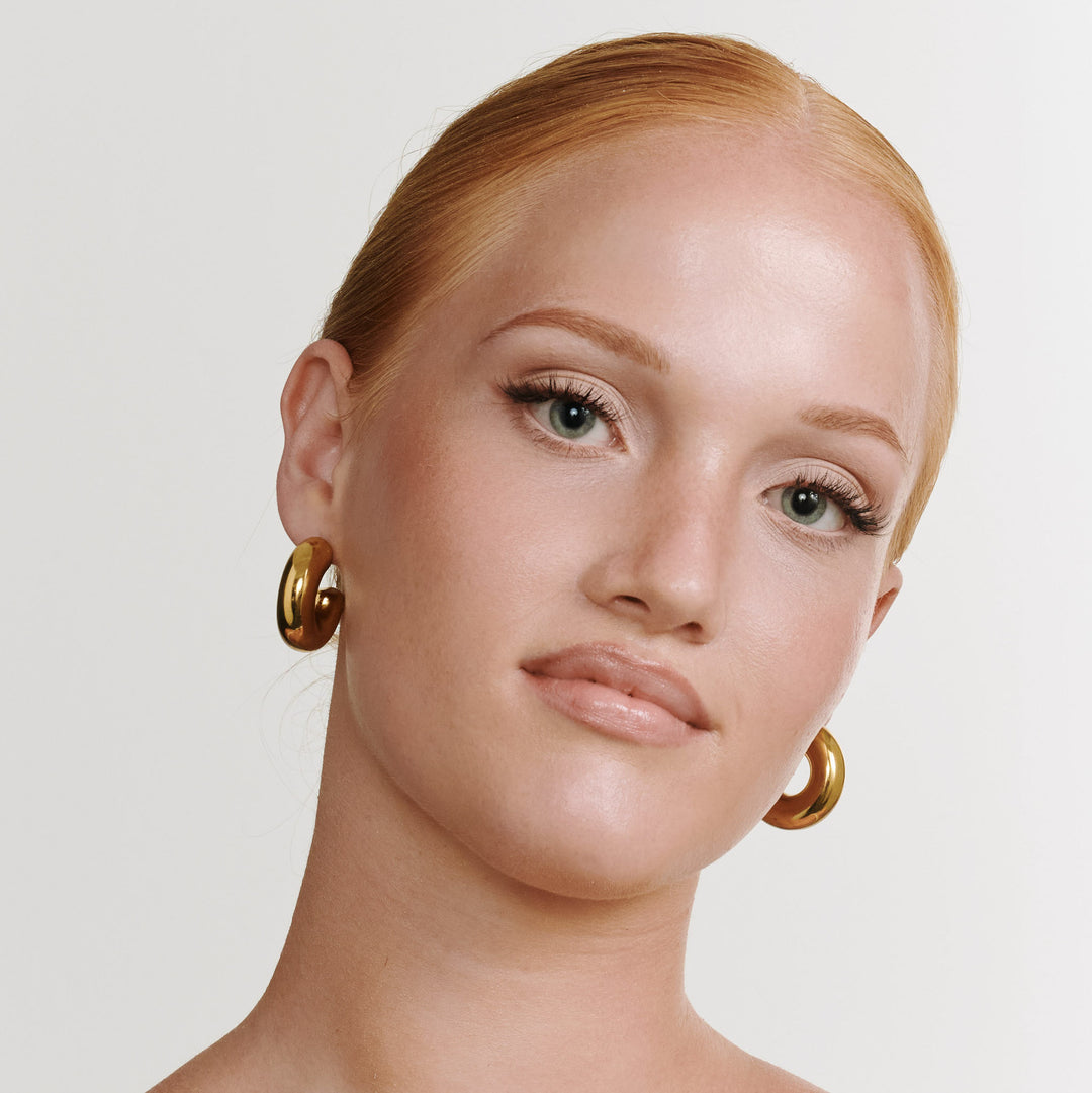 Tilly Chunky Earrings - Goldplated