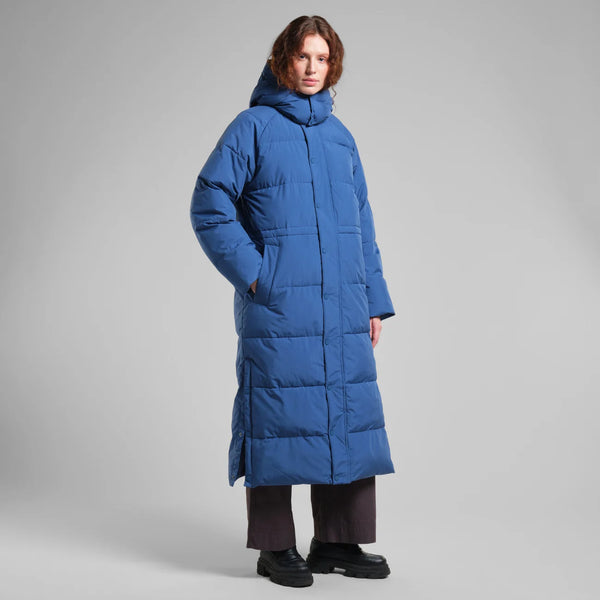 Long Puffer Jacket Karmas - True Blue