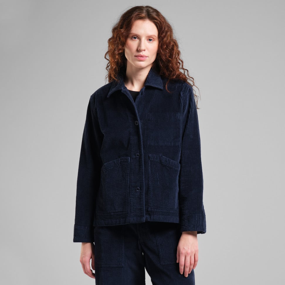 Stiby Corduroy Jacket - Navy