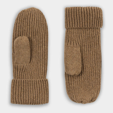 Vantaa Wool Mittens - Camel Brown