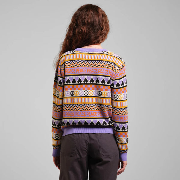 Arendal Peace Sweater - Purple