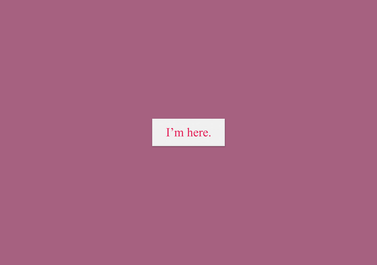 Greeting Card With A Message That Sticks - Single