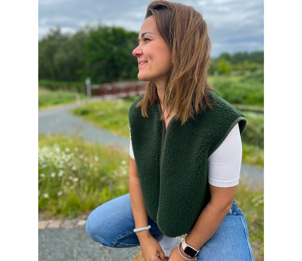 POS Light Wool Bodywarmer - Dark Green