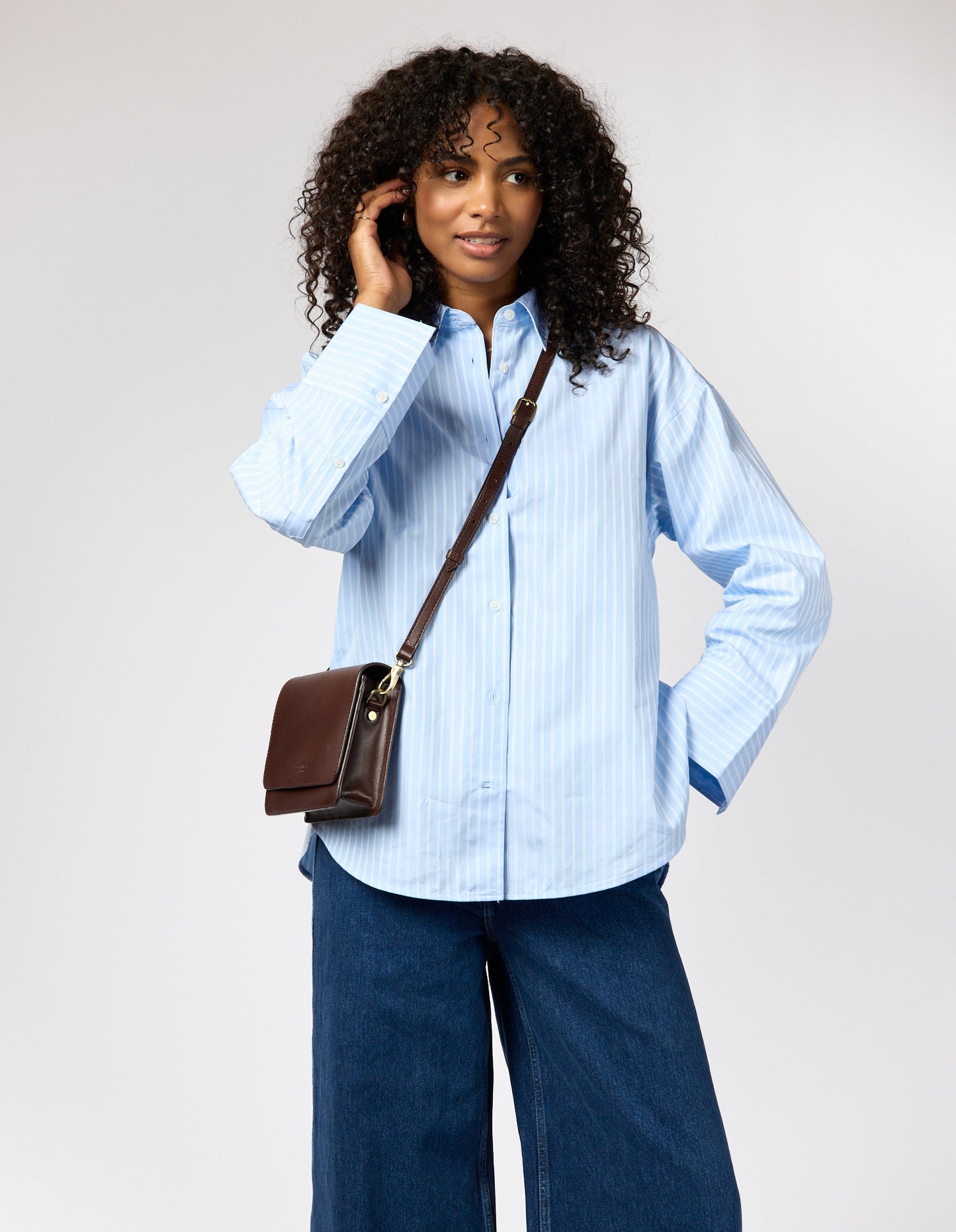 Audrey Mini - Chocolate Classic Leather