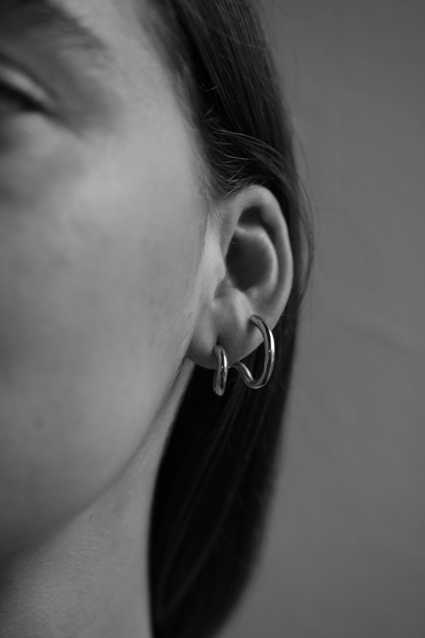 Bandhu Loop Earrings - Silver