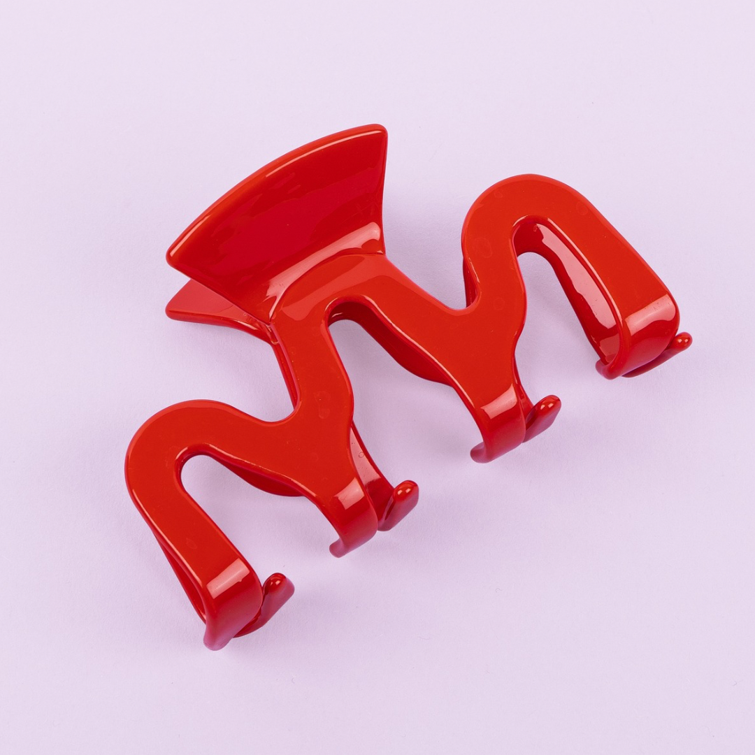 Hair Clip Large - Red