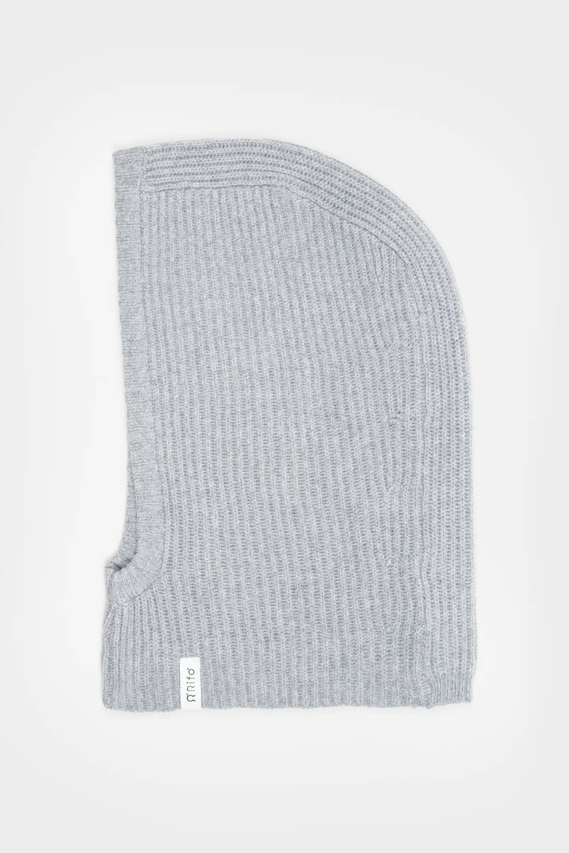 Marika Recycled Cashmere Balaclava - Grey Calce