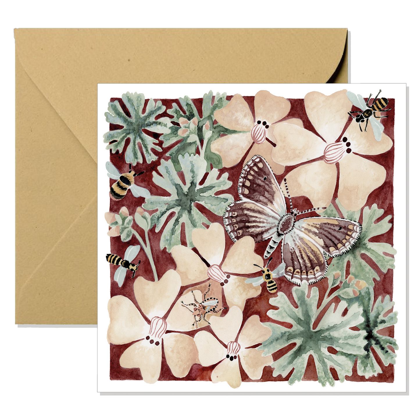 Greeting Card - Geranium