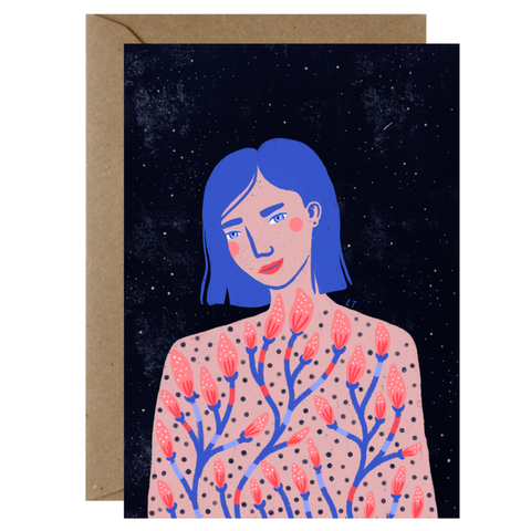Greeting Card - Blooming