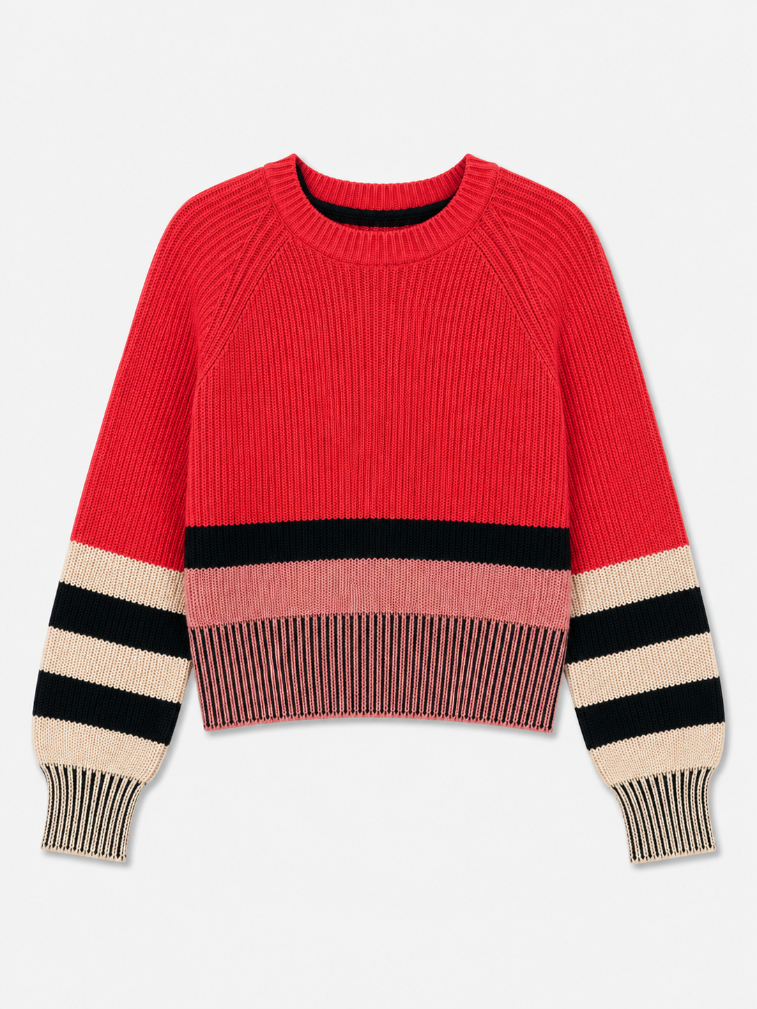 Nelas Jumper - Stripes Red