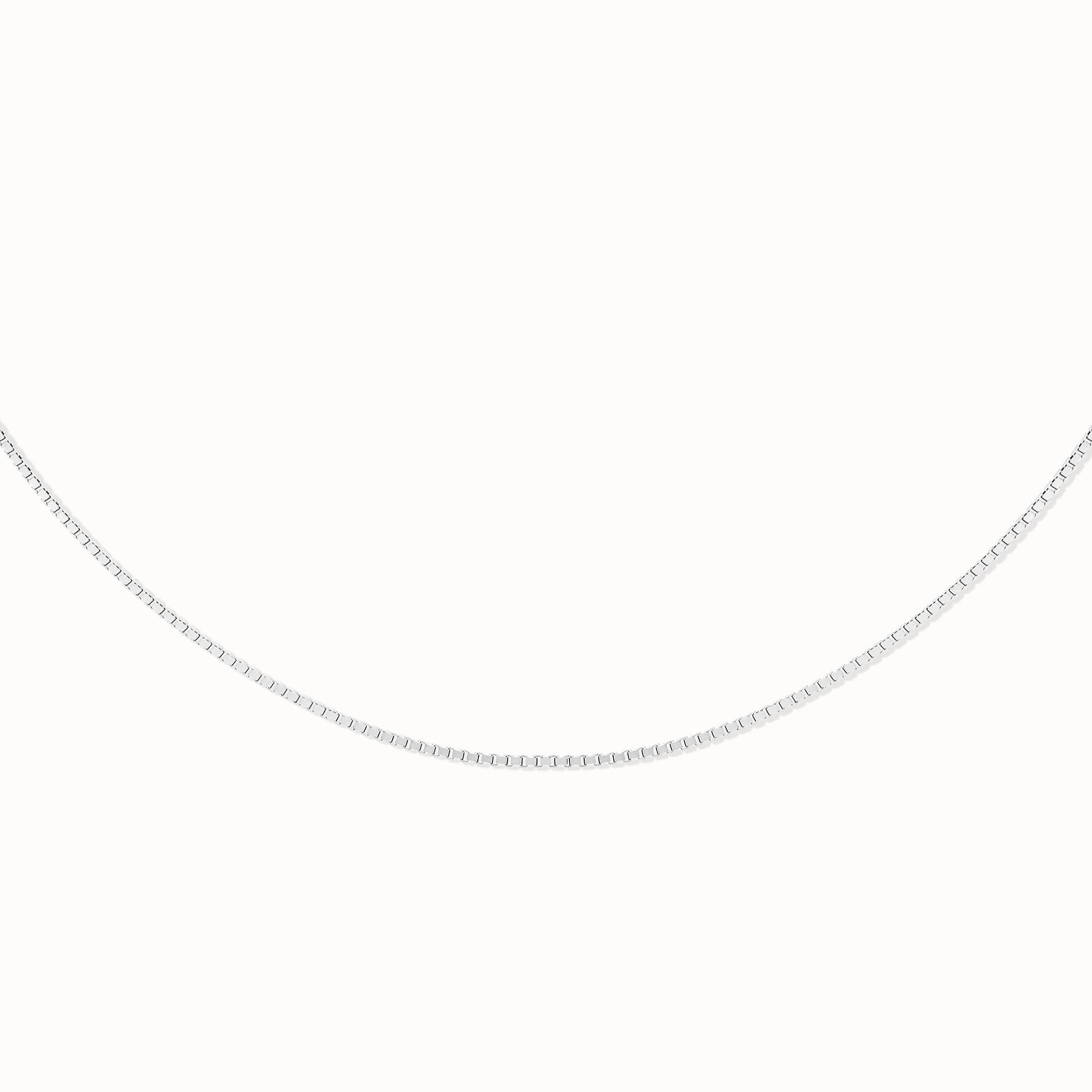 Box Necklace - Silver