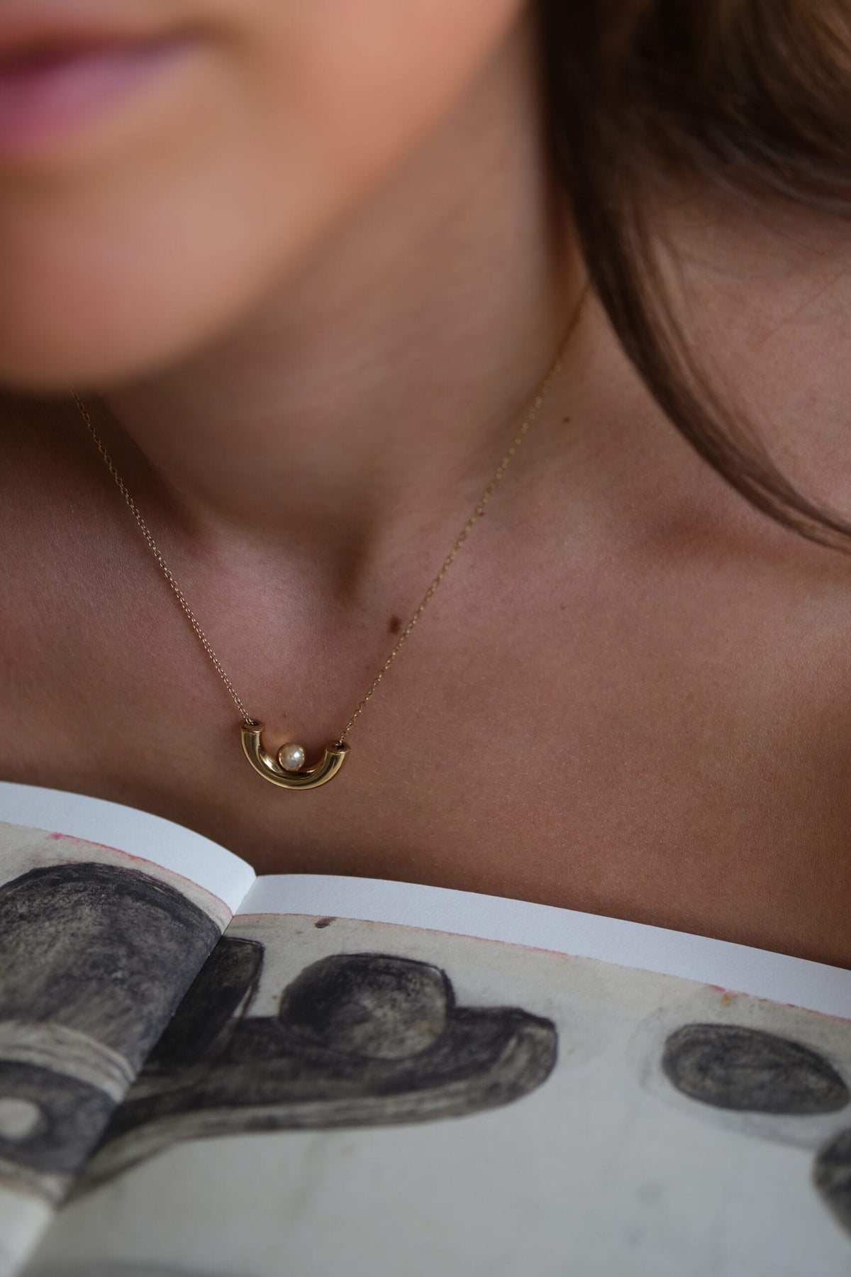 Fuse Necklace - Gold Plated