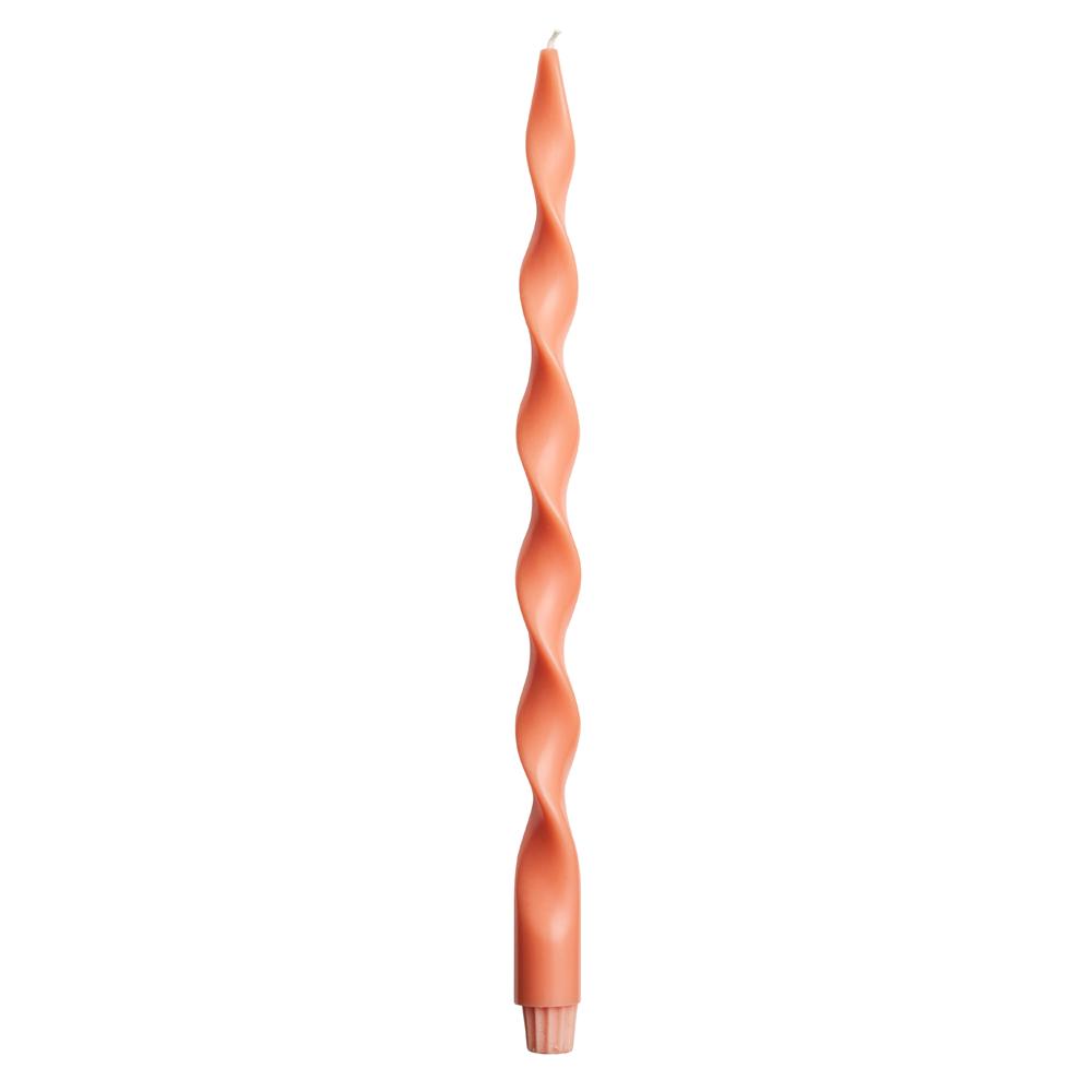 Original Home Big Lazy Spiral Candle - Apricot