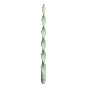 Original Home Big Lazy Spiral Candle - Green