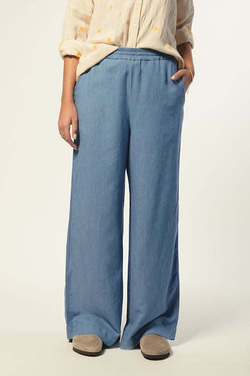 Flore Trousers - Blue Sky