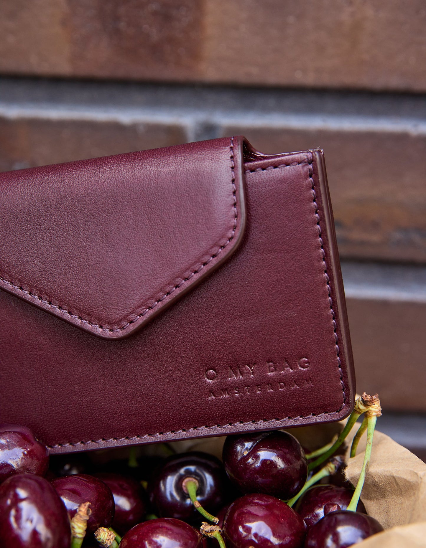Harmonica Wallet - Dark Cherry