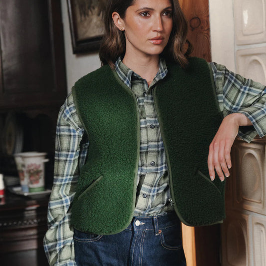 POS Light Wool Bodywarmer - Dark Green