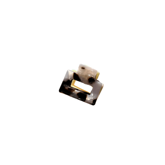 Hair Clip The Minimalist MINI - White Leo