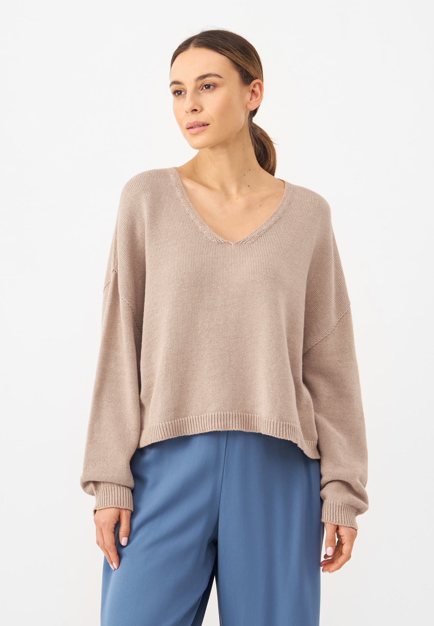 LAST ONES in XS - Linnea Sweater - Light Brown
