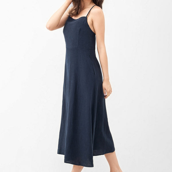 Giana Dress - Midnight Blue