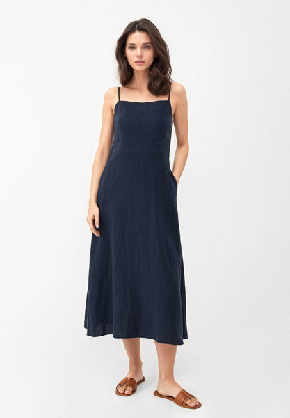 Giana Dress - Midnight Blue