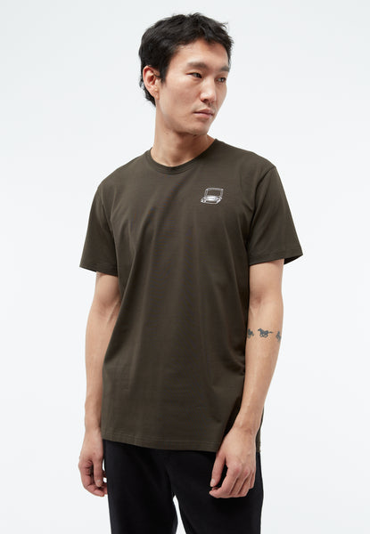 Colby Recordplayer T-Shirt - Dark Olive