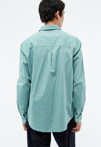 Francis Shirt - Malachite Green Melange