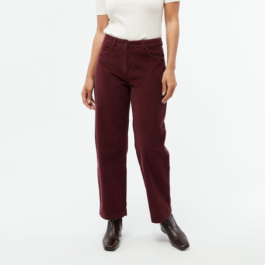 Coralie Pants - Wine Red