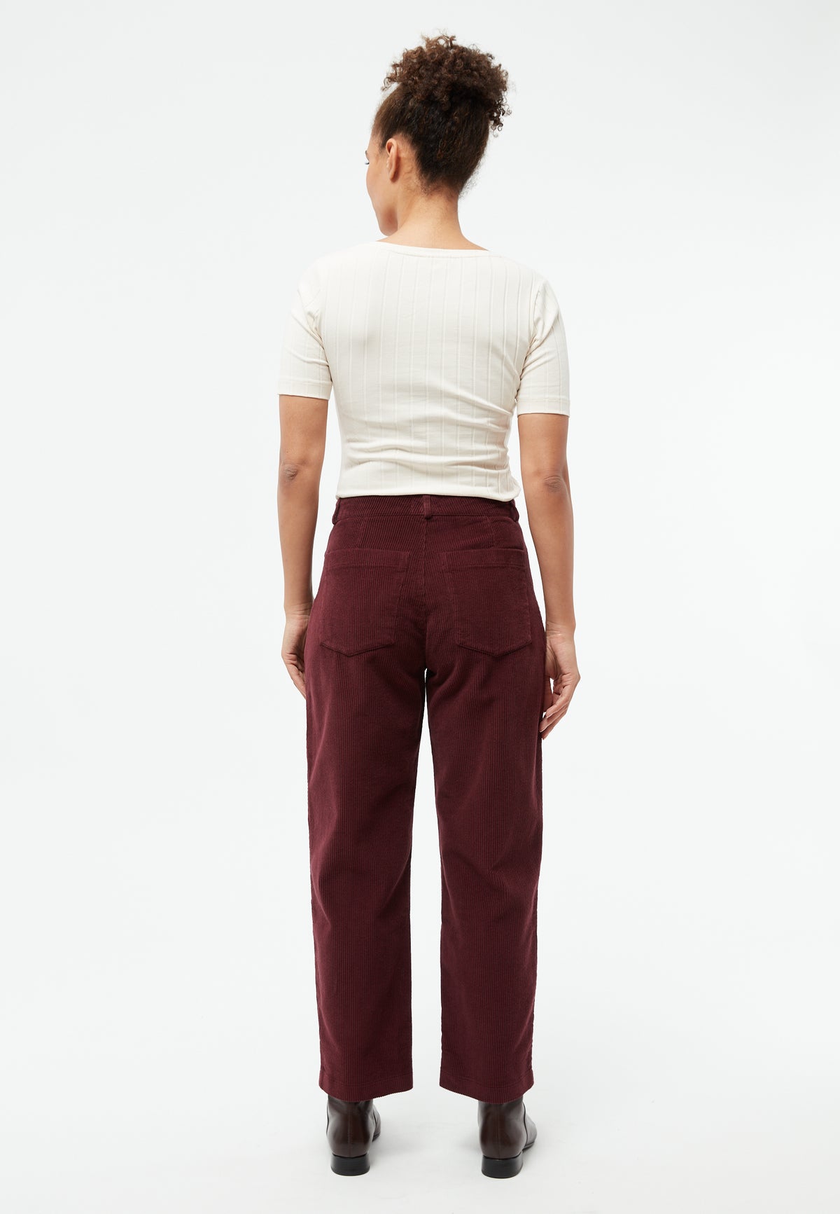 Coralie Pants - Wine Red