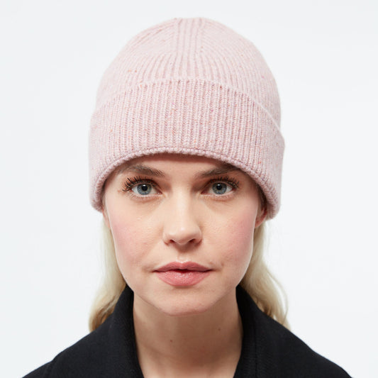 Lars Wool Beanie - Light Pink