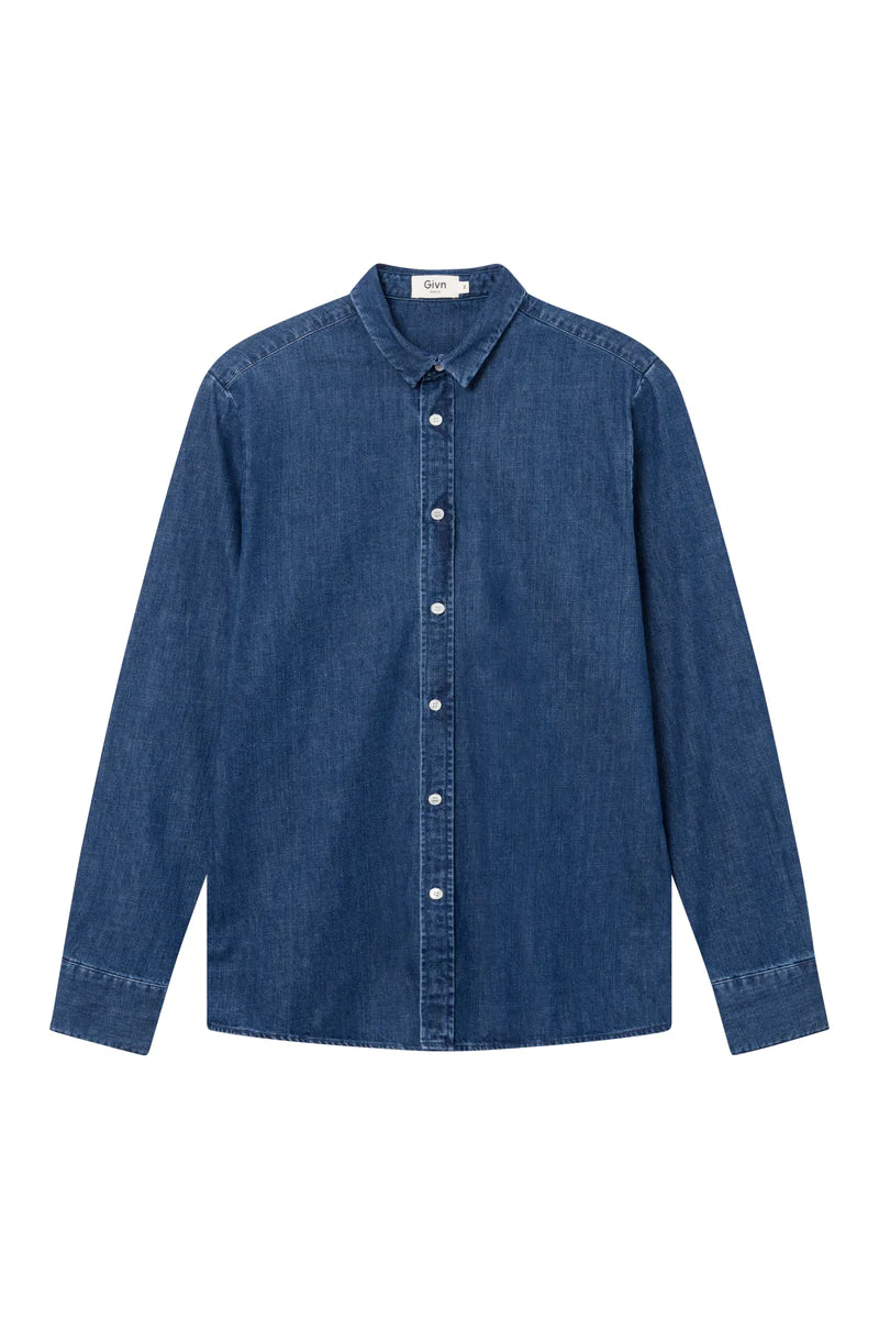 Devis Shirt - Dark Blue Denim