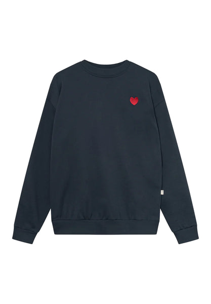 Nuri Heart Sweater - Midnight Blue