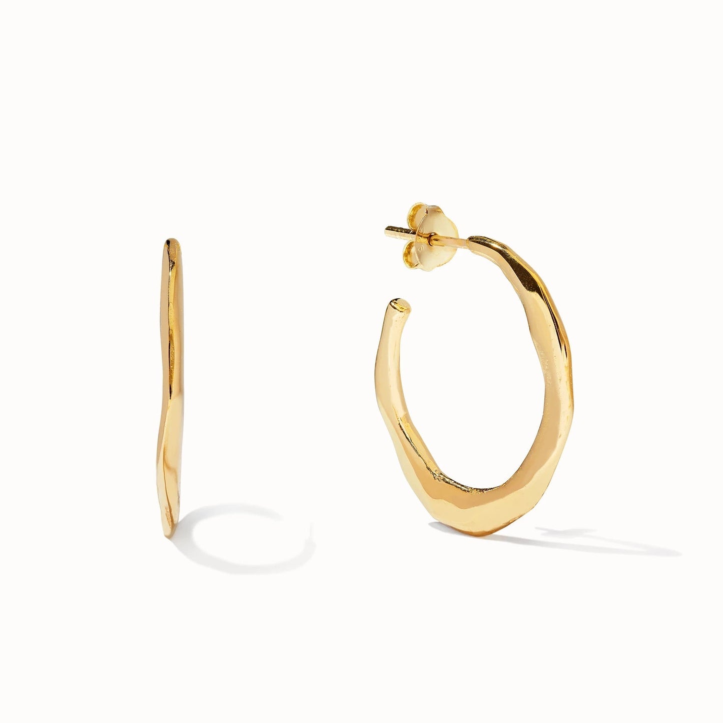 Flawed Favor Hoops - Gold