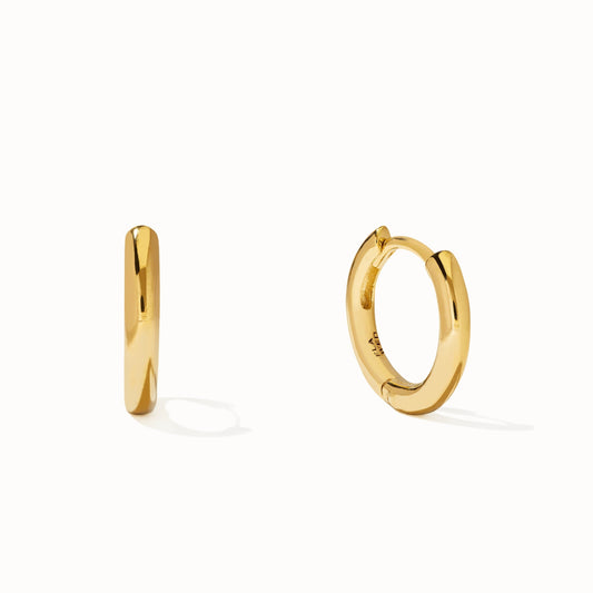 Flawed Jolie Hoops - Gold