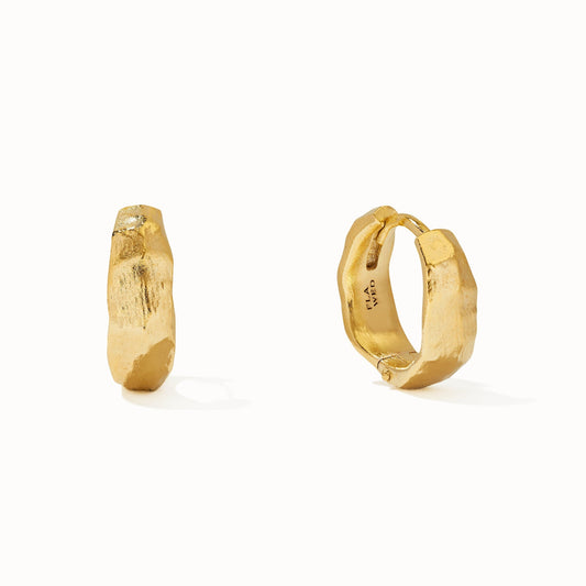 Flawed Ava Hoops - Gold